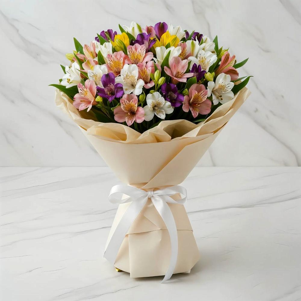 Букет цветов из: Альстромерии в Сватково