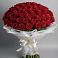 Букет 101 Красная роза Блэк Мэджик в Сватково