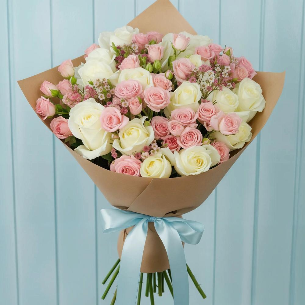 Букет цветов из: Розы в Сватково