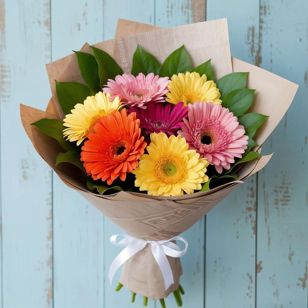 Букет цветов из: Герберы в Сватково