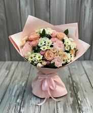 Букет цветов из:  Гвоздики, Розы и Хризантемы в Сватково