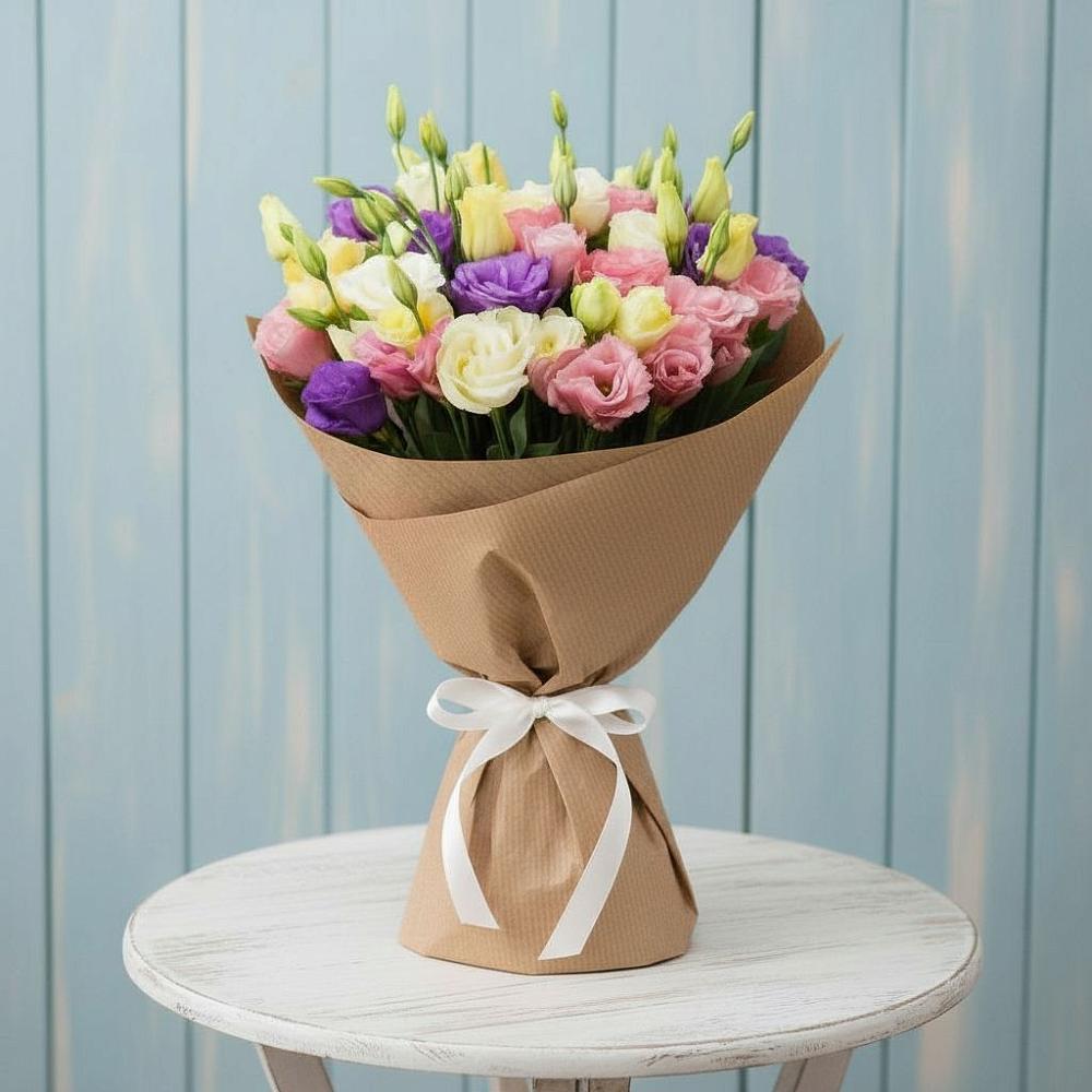 Букет цветов из: Лизиантусы в Сватково