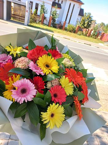Букет цветов из: Герберы в Сватково