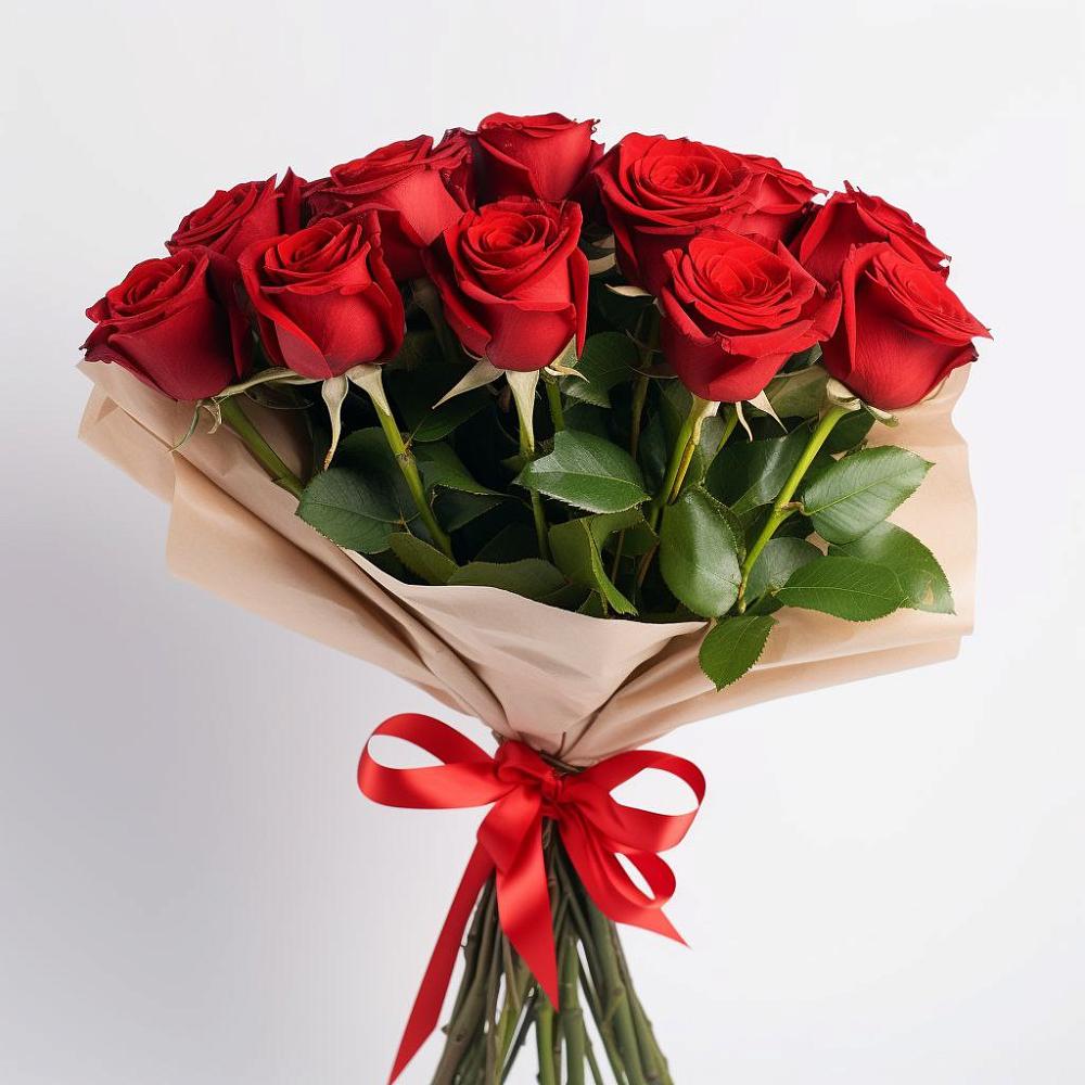 Букет 11 Красных роз Эдлесс Лав в Сватково