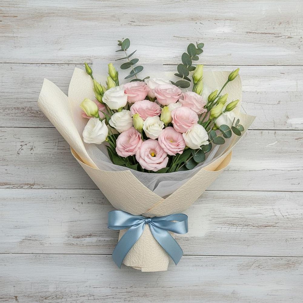 Букет цветов из: Лизиантусы в Сватково